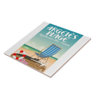 Argelès Plage, Argelès-sur-Mer, Frankreich Fliese