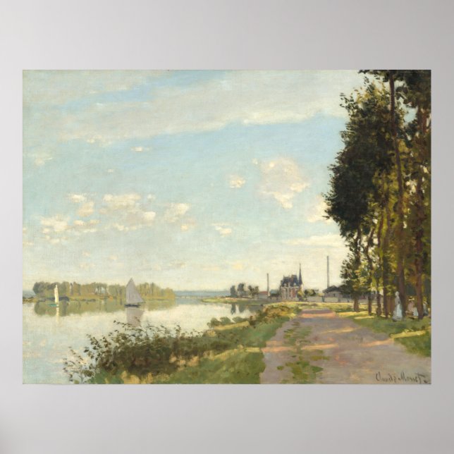 Argenteuil - Claude Monet Fine Art Poster (Vorne)