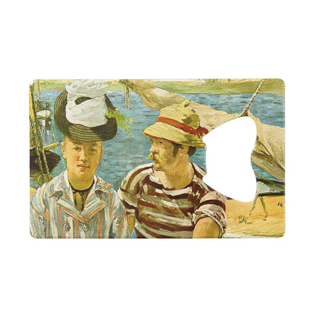 Argenteuil Edouard Manet Geldbeutel Flaschenöffner (Vorderseite (Horizontal))