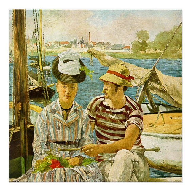 Argenteuil Edouard Manet Poster (Vorderseite)