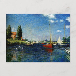 Argenteuil, feine Kunstmalerei von Claude Monet Postkarte