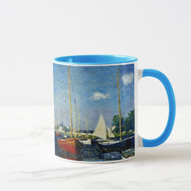 Argenteuil, Kunstmalerei von Claude Monet Tasse (Rechts)