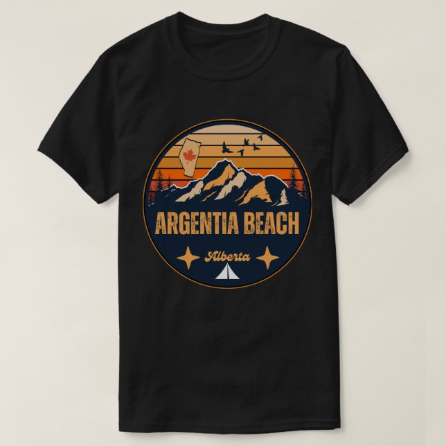 Argentia Beach, Alberta T-Shirt (Design vorne)