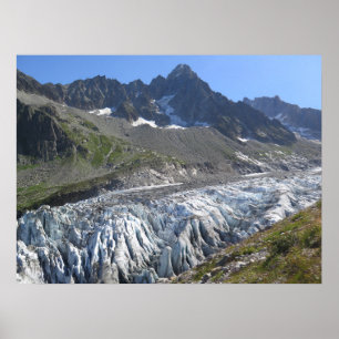 Argentiere glacier French Alpen Poster