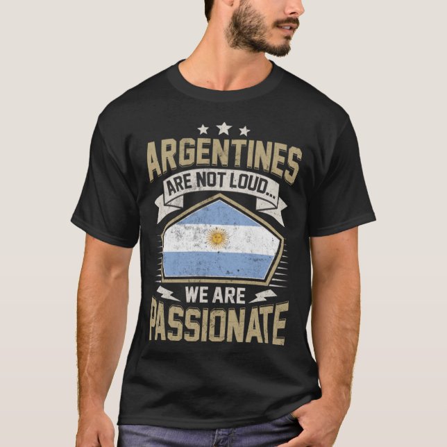 Argentina Flag Passionate Argentinians Girls & Wom T-Shirt (Vorderseite)