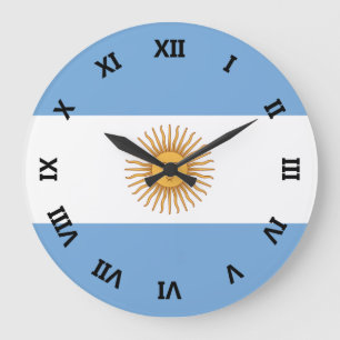 argentina große wanduhr
