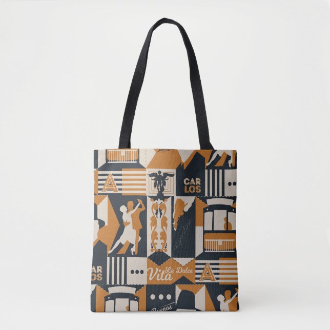 Argentina Muster nahtlose Design-Abbildung (Vorderseite)