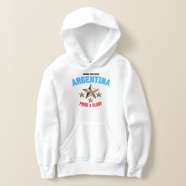 Argentina National Pride Edition Kids Hoodie (Ablage )