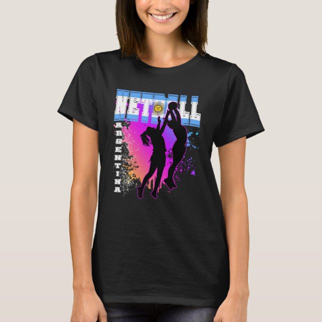 Argentina  Netball T-Shirt (Vorderseite)