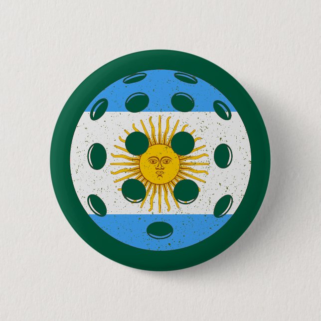 Argentina Pickleball Button (Vorderseite)