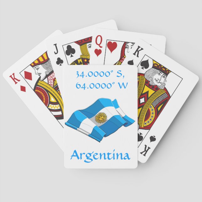 Argentina Playing Cards Spielkarten (Rückseite)