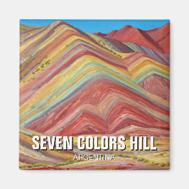 Argentina Seven Colors Hill Quebrada de Humahuaca Magnet