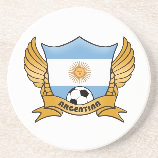 Argentina Soccer Futball Untersetzer (Vorne)