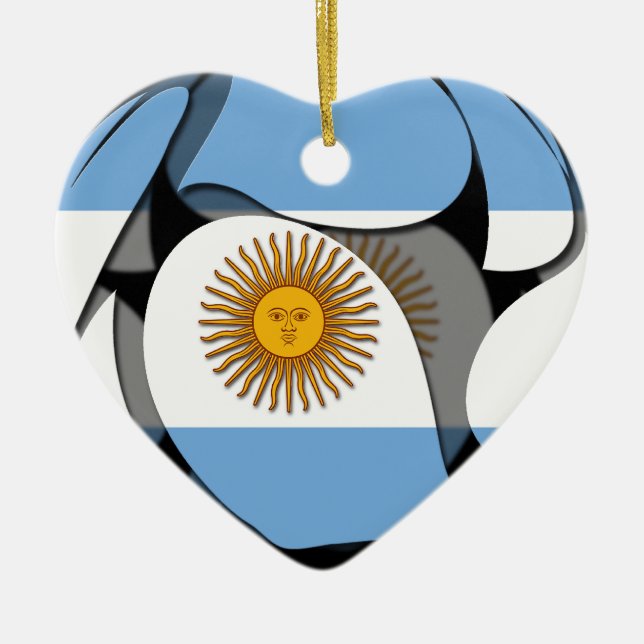 Argentinien #1 keramik ornament (Vorne)