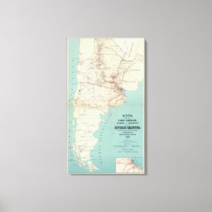 Argentinien 2 leinwanddruck