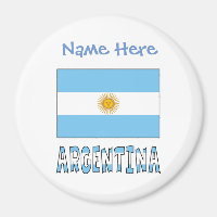 Argentinien - Argentinische Flagge - Blaue Persona