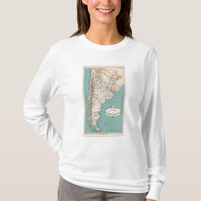Argentinien-Atlas T-Shirt (Vorderseite)