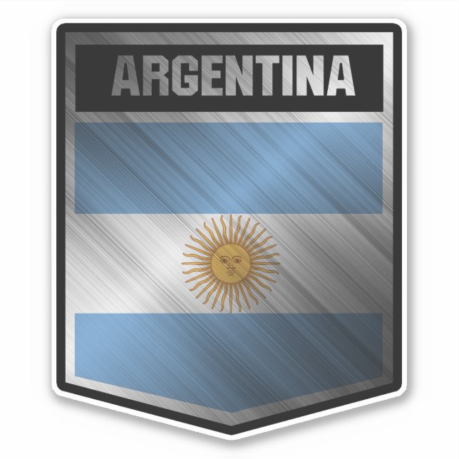 Argentinien Aufkleber (Vorderseite)