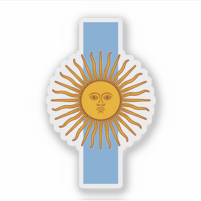 Argentinien Aufkleber (Vorderseite)