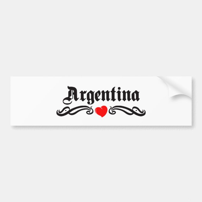 Argentinien Autoaufkleber (Vorne)