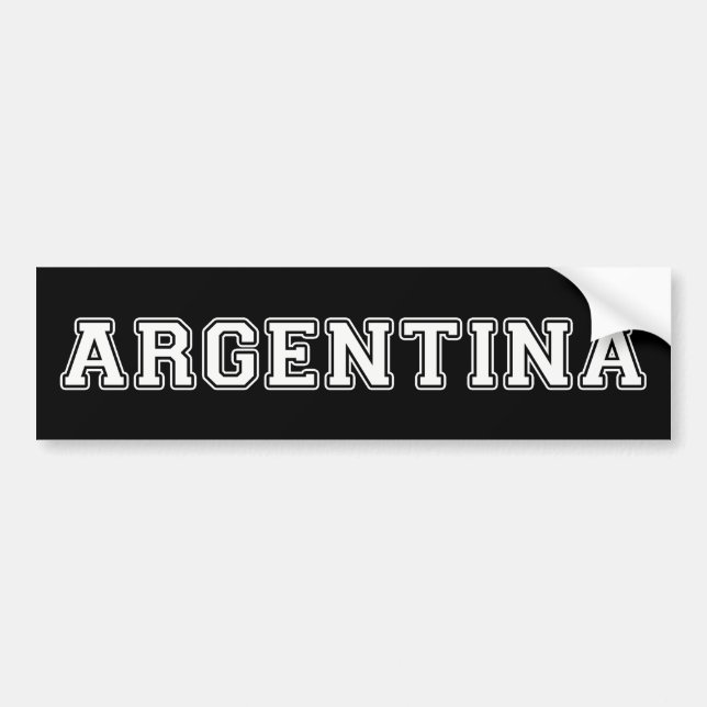 Argentinien Autoaufkleber (Vorne)