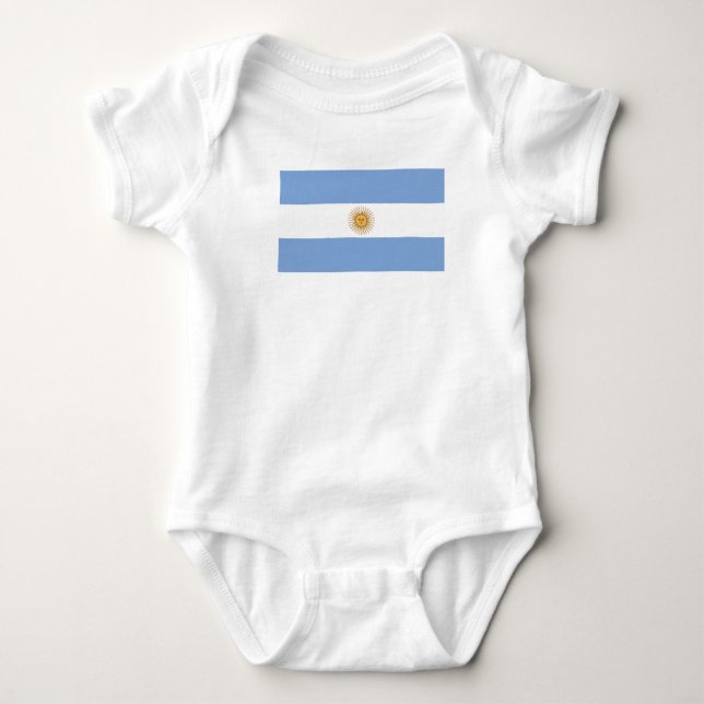Argentinien Baby Strampler (Vorderseite)