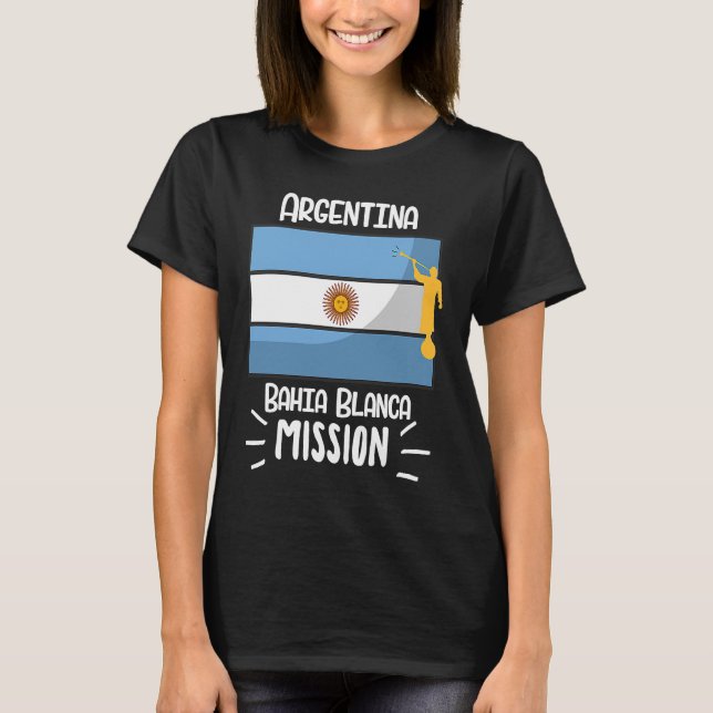 Argentinien Bahia Blanca Mormon LDS Mission Missio T-Shirt (Vorderseite)