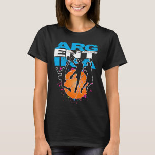 Argentinien Basketball Basketball Basketballer Spo T-Shirt