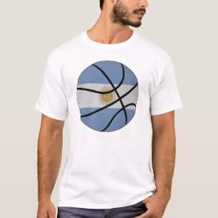 Argentinien-Basketball-T - Shirt
