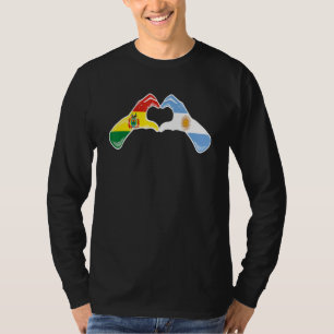 Argentinien Bolivien Flagge Argentinisch Boliviani T-Shirt
