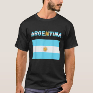 Argentinien Buenos Aires Vintage Argentinien-Flagg T-Shirt