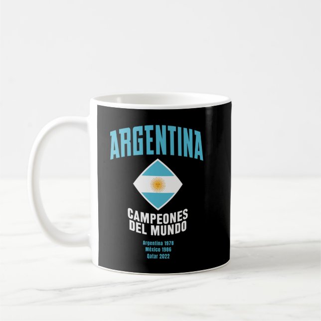 Argentinien Campeones del Mundo 2023 Kaffeetasse (Links)