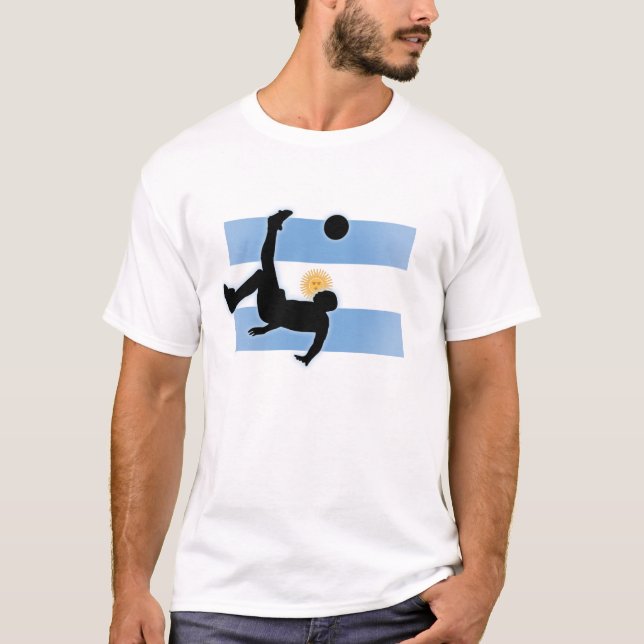 Argentinien-Fahrrad-Tritt T-Shirt (Vorderseite)