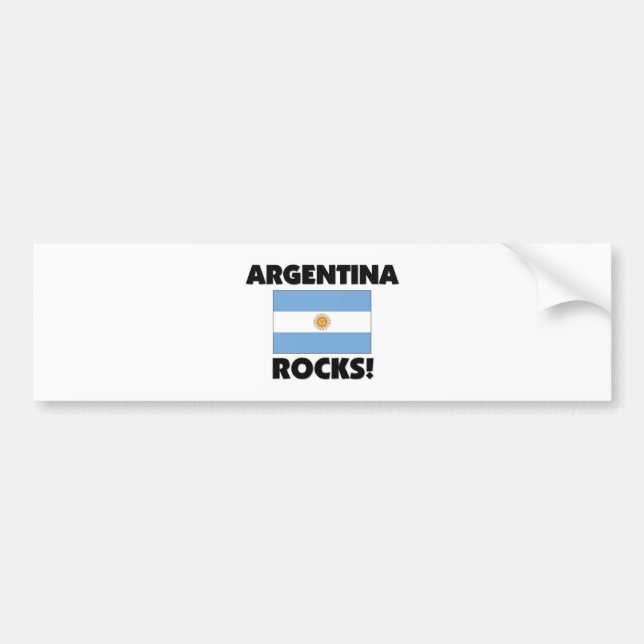 Argentinien-Felsen Autoaufkleber (Vorne)