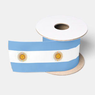 Argentinien Flagge & Argentinien Reisen, Urlaub/Sp Satinband