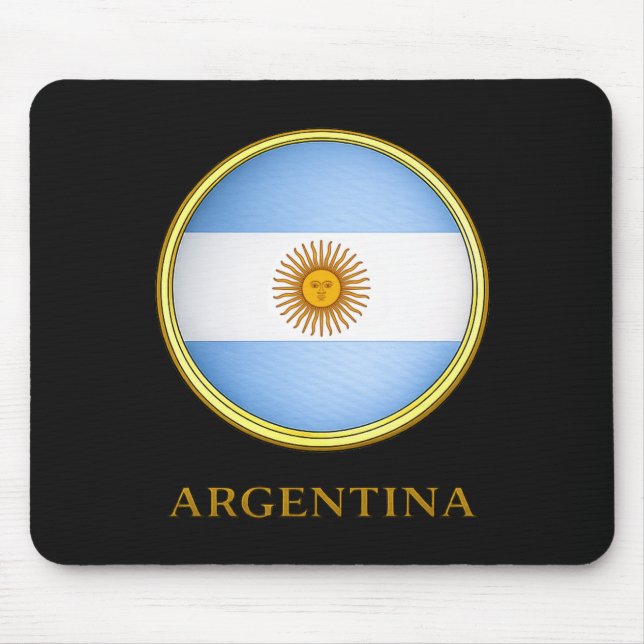 Argentinien - Flagge Argentiniens Mousepad (Vorne)