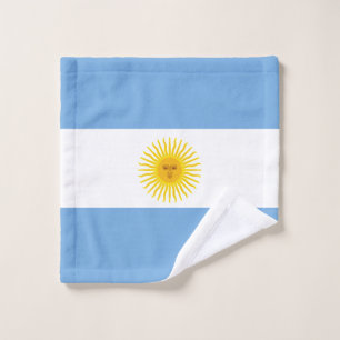 Argentinien-Flagge Badhandtuch Set