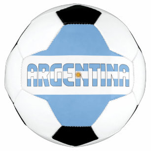 Argentinien Flagge Blaue weiße Sonne Mai Patriotic Fußball