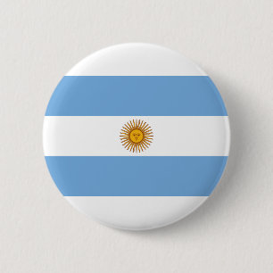 Argentinien-Flagge Button
