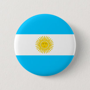 Argentinien-Flagge Button