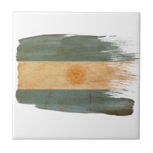Argentinien-Flagge Fliese