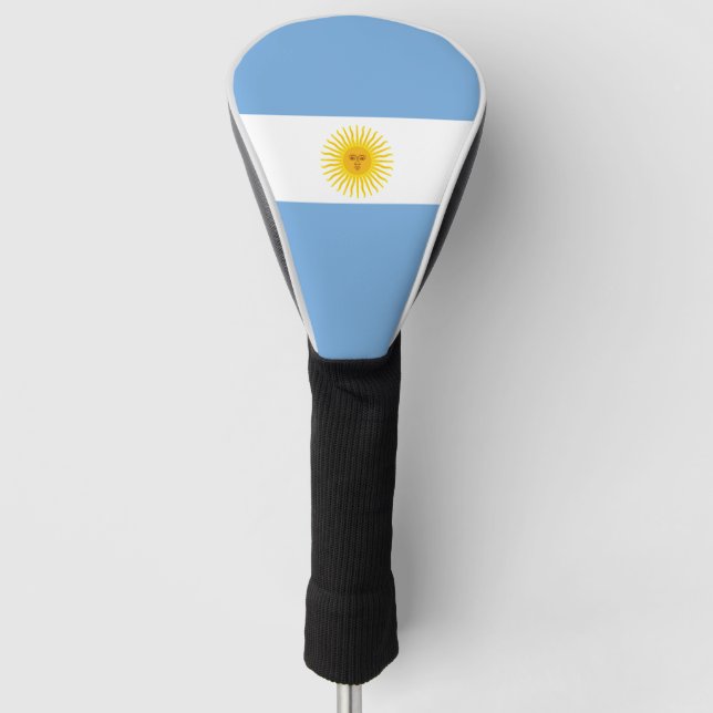 Argentinien-Flagge Golf Headcover (Vorderseite)