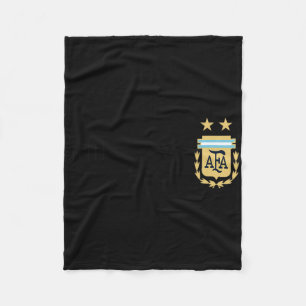 Argentinien-Flagge-Jersey-Vintage-Fußball-Trikot Fleecedecke
