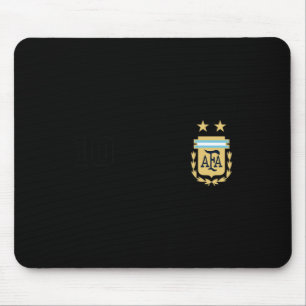 Argentinien-Flagge-Jersey Vintage-Fußball-Trikot R Mousepad