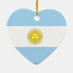 Argentinien-Flagge Keramikornament