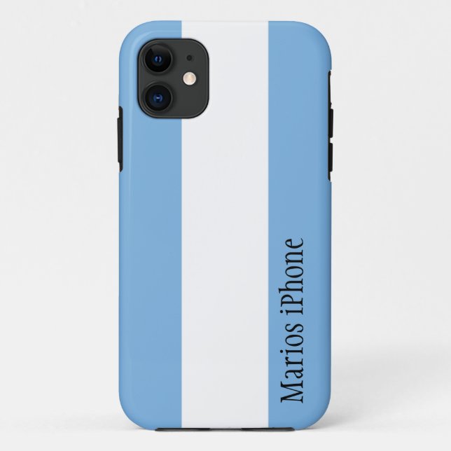 Argentinien-Flagge kundengerechter iPhone 5 Fall Case-Mate iPhone Hülle (Rückseite)