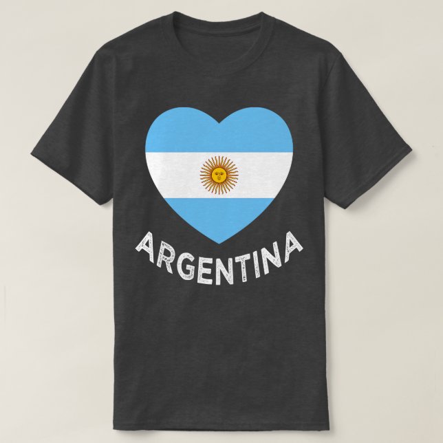 Argentinien Flagge Lover Argentinien T-Shirt (Design vorne)