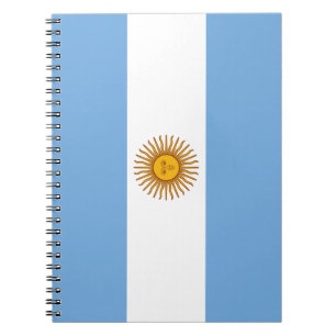 Argentinien-Flagge Notizblock