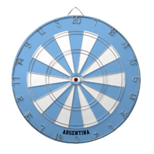 Argentinien-Flagge Patriot's Bullseye Dartscheibe