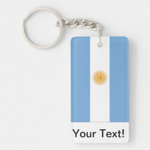 Argentinien-Flagge Schlüsselanhänger